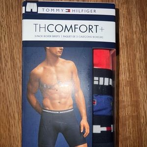 Tommy Hilfiger Mens Comfort 3-Pack Trunks Briefs